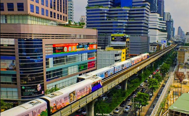 BTS Bangkok. trains
